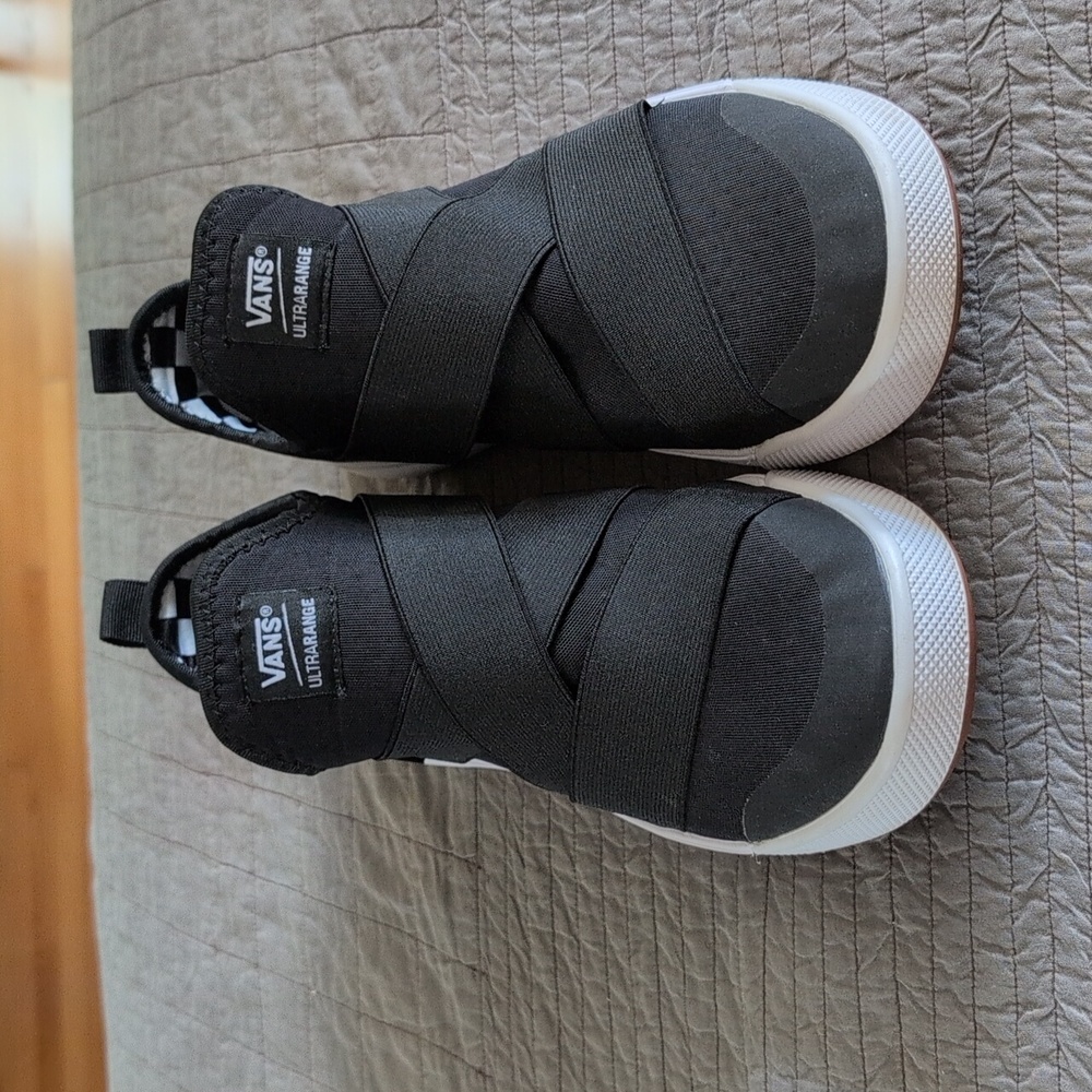 Vans Ultrarange Gore Shoes Men's Size 8.5 Women's Sz 11 Black White Rare